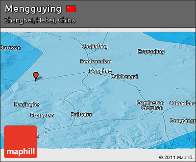 Political Panoramic Map of Mengguying