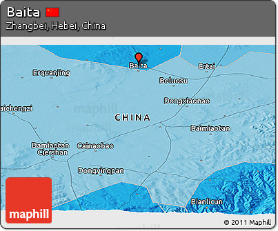 Political Panoramic Map of Baita