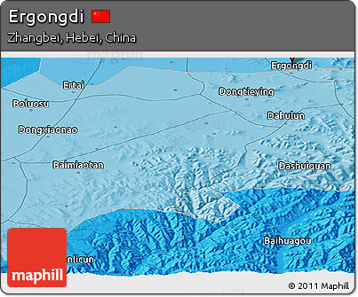 Political Panoramic Map of Ergongdi