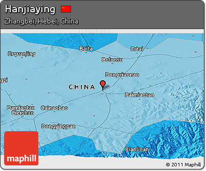 Political Panoramic Map of Hanjiaying