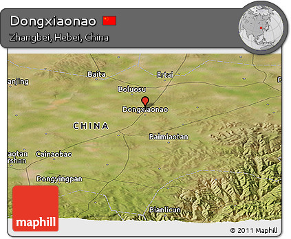 Satellite Panoramic Map of Dongxiaonao