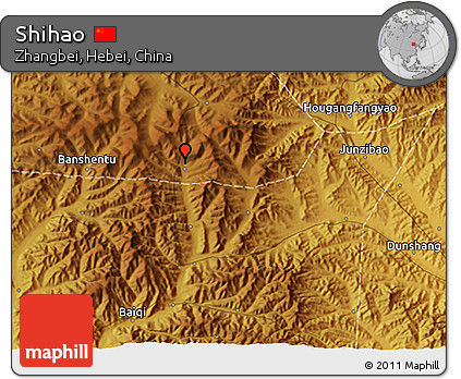 Physical 3D Map of Shihao