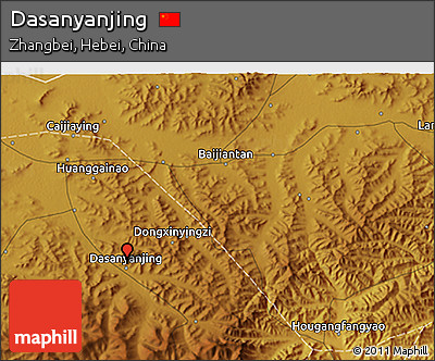 Physical 3D Map of Dasanyanjing