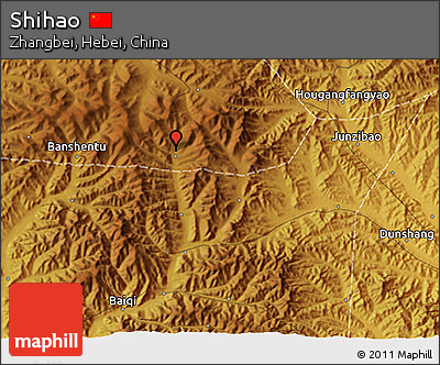 Physical 3D Map of Shihao