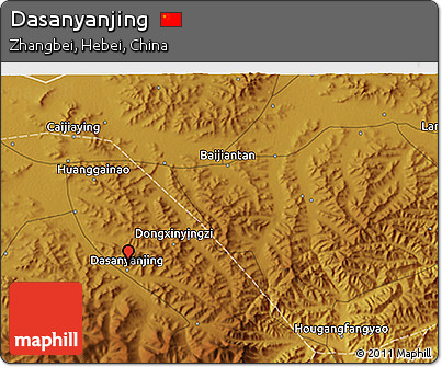 Physical 3D Map of Dasanyanjing
