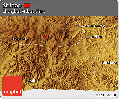 Physical 3D Map of Shihao