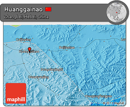 Political 3D Map of Huanggainao