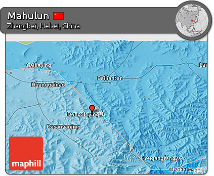 Political 3D Map of Mahulun