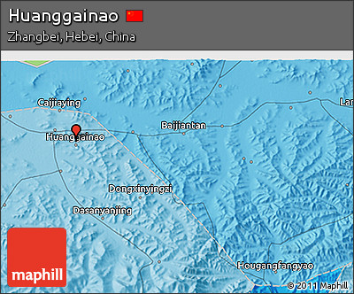 Political 3D Map of Huanggainao