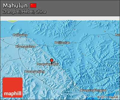 Political 3D Map of Mahulun