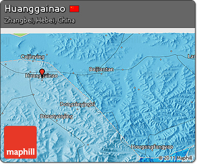 Political 3D Map of Huanggainao
