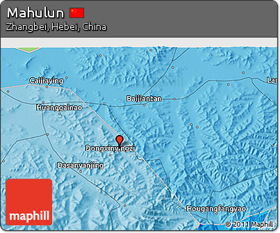 Political 3D Map of Mahulun
