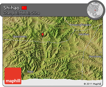 Satellite 3D Map of Shihao