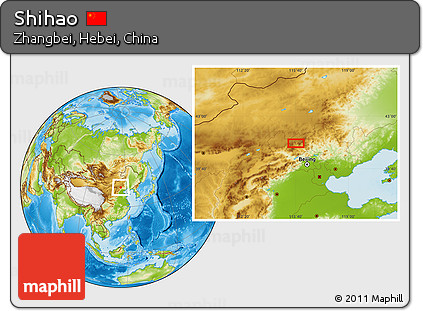 Physical Location Map of Shihao