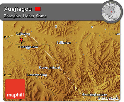 Physical Map of Xuejiagou