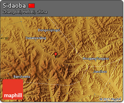 Physical Map of Sidaoba
