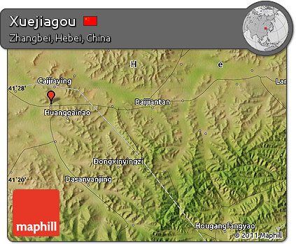 Satellite Map of Xuejiagou