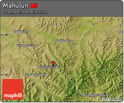 Satellite Map of Mahulun