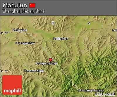 Satellite Map of Mahulun