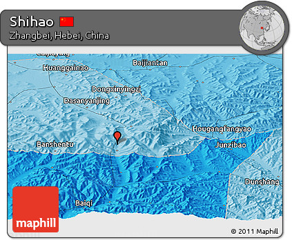 Political Panoramic Map of Shihao