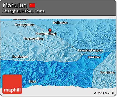 Political Panoramic Map of Mahulun