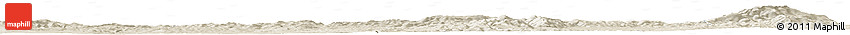 Shaded Relief Horizon Map of the Area around 41° 16' 52" N, 116° 22' 30" W