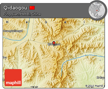 Physical Map of Qidaogou