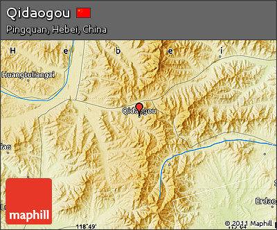 Physical Map of Qidaogou