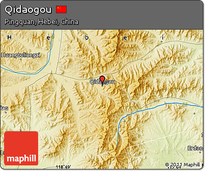 Physical Map of Qidaogou