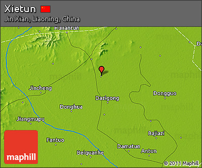 Physical 3D Map of Xietun