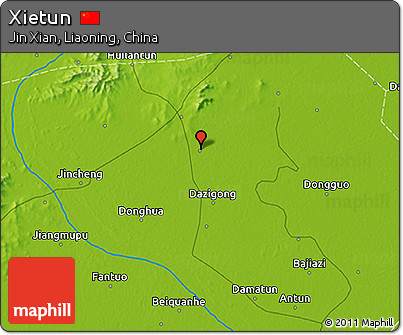 Physical 3D Map of Xietun