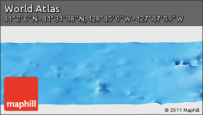 Political Panoramic Map of the Area around 41° 16' 52" N, 128° 16' 30" W