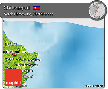 Physical 3D Map of Chibang-ni