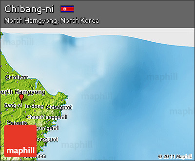 Physical 3D Map of Chibang-ni