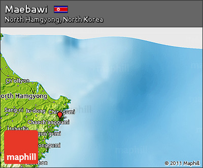 Physical 3D Map of Maebawi