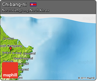 Physical 3D Map of Chibang-ni