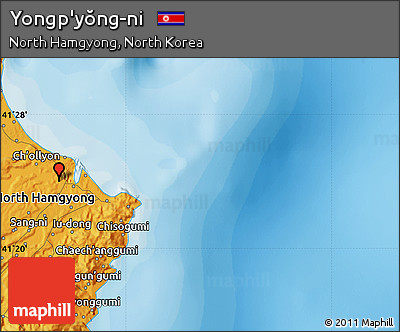 Political Map of Yongp'yŏng-ni
