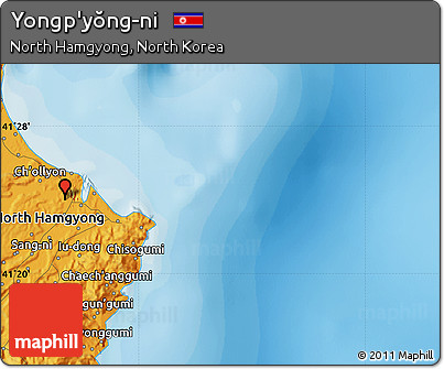 Political Map of Yongp'yŏng-ni