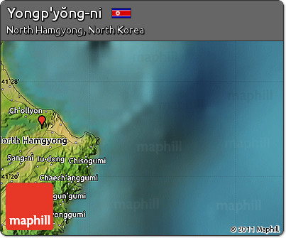Satellite Map of Yongp'yŏng-ni
