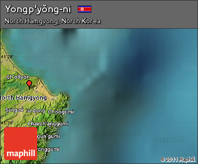 Satellite Map of Yongp'yŏng-ni