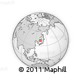 Outline Map of the Area around 41° 16' 52" N, 133° 31' 30" E, rectangular outline
