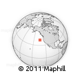 Outline Map of the Area around 41° 16' 52" N, 133° 22' 30" W, rectangular outline
