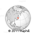 Outline Map of the Area around 41° 16' 52" N, 137° 46' 30" E, rectangular outline