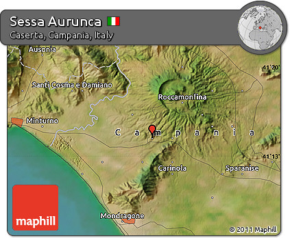 Satellite Map of Sessa Aurunca