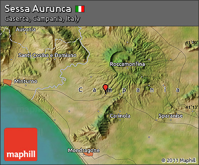 Satellite Map of Sessa Aurunca