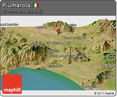Satellite Panoramic Map of Piumarola