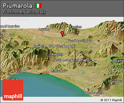 Satellite Panoramic Map of Piumarola