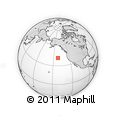Outline Map of the Area around 41° 16' 52" N, 141° 52' 30" W, rectangular outline