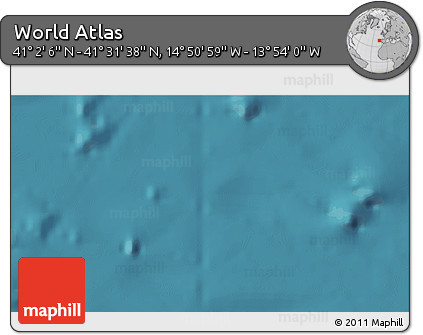 Satellite 3D Map of the Area around 41° 16' 52" N, 14° 22' 30" W