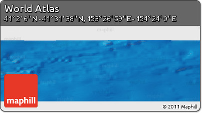 Physical Panoramic Map of the Area around 41° 16' 52" N, 153° 55' 30" E